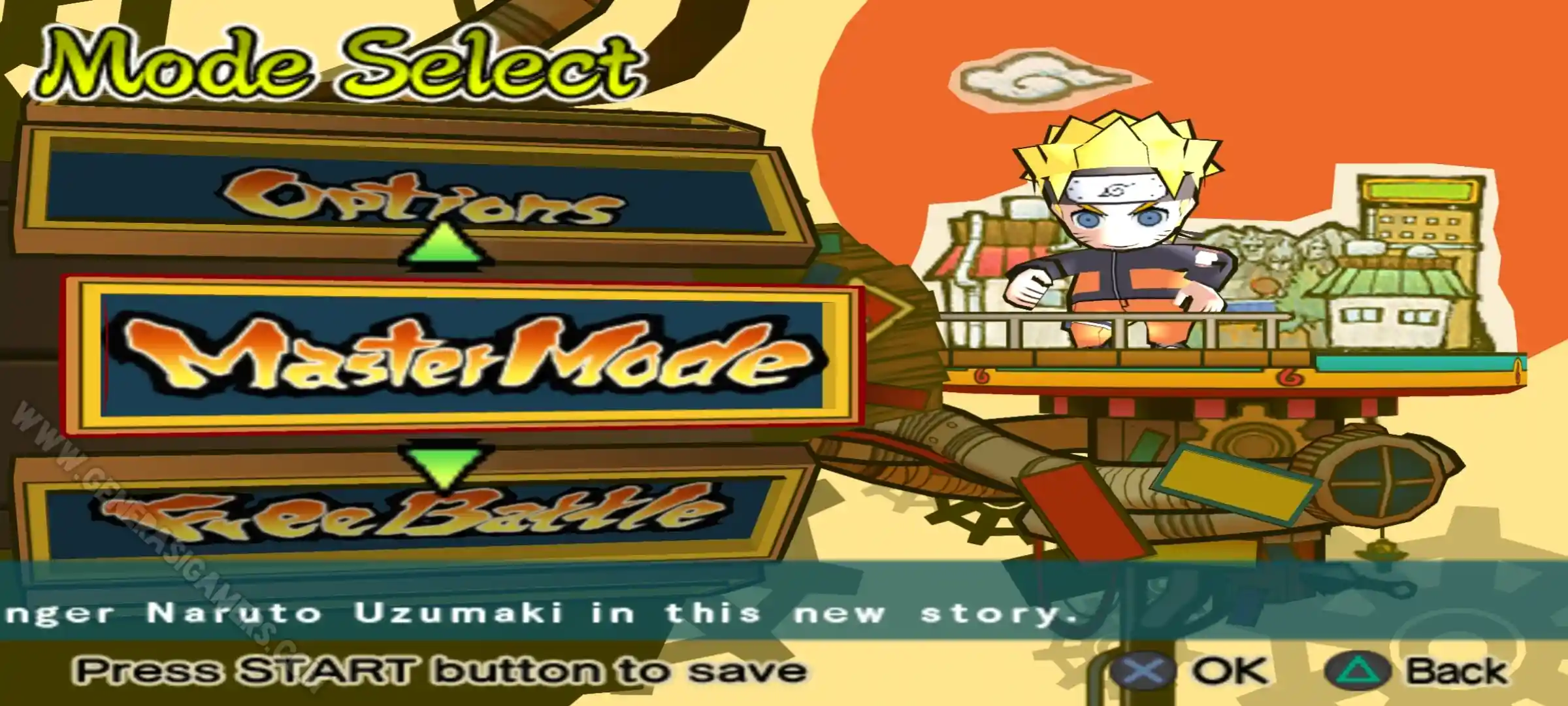 Naruto Shippuden Ultimate Ninja 5 PS2 7