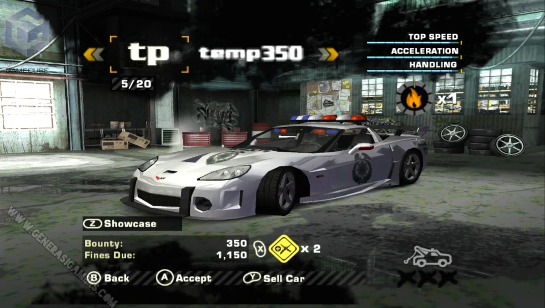 Need For Speed Most Wanted GameCube 4